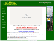 Tablet Screenshot of barbymoorings.co.uk